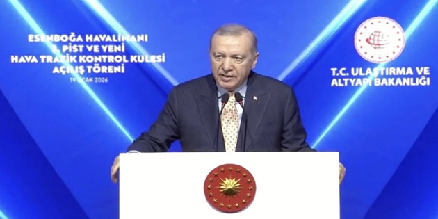Erdoğan, Esenboğa Havalimanı’nın 3. Pisti ve Yeni Kulesinin Açılışını Yaptı